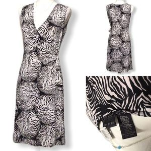 Attention NWT - Sz XS - timeless optic wrap dress